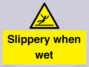slippery when wet